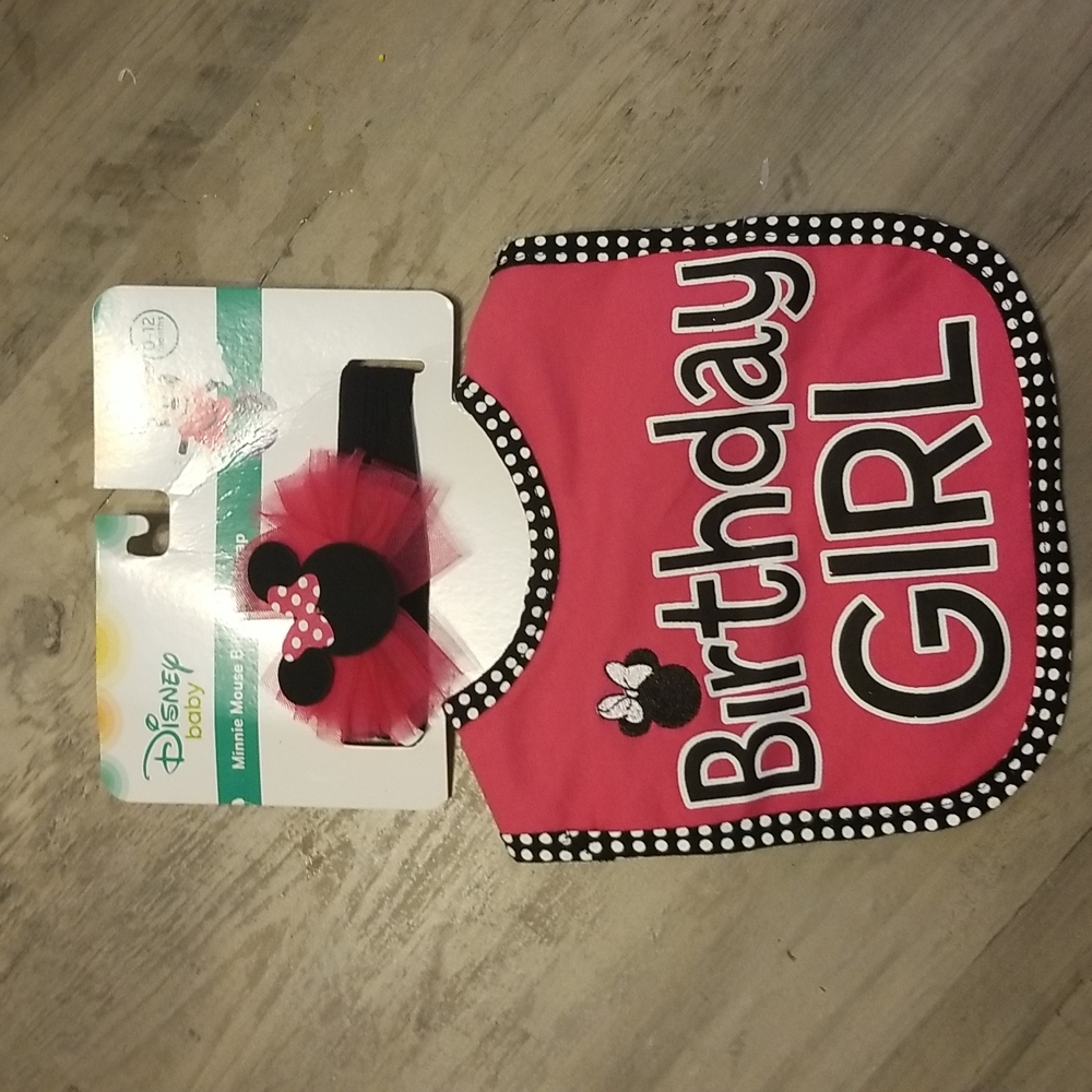 Bib and bow Birthday set